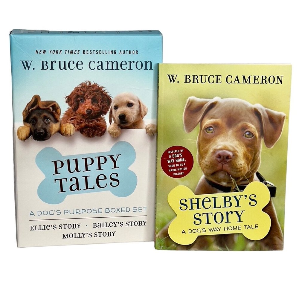 A Dog’s Purpose Hardcover Boxed Book Set Plus Shelby’s Story W. Bruce Cameron